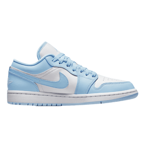 Tênis Air Jordan 1 Low "Aluminium" Branco / Azul