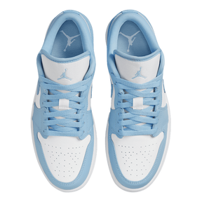 Tênis Air Jordan 1 Low "Aluminium" Branco / Azul