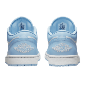 Tênis Air Jordan 1 Low "Aluminium" Branco / Azul
