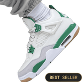 Tênis Air Jordan 4 SB "Pine Green" Masculino Branco / Verde